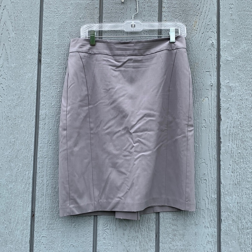 Ann Taylor Grey Pencil Skirt
